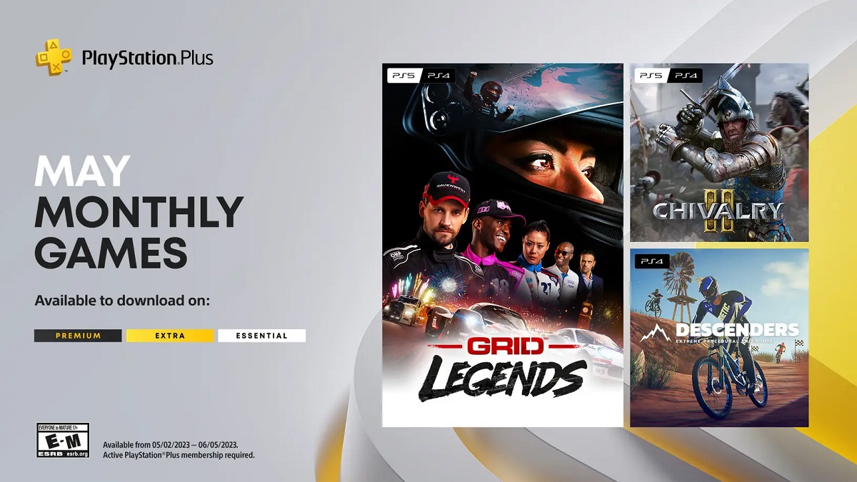 En mayo, los suscriptores de PS Plus tendrán acceso a GRID Legends, Chivalry 2 y Descenders. Sony ha desvelado oficialmente una selección de juegos En mayo, los suscriptores de PS Plus tendrán acceso a GRID Legends, Chivalry 2 y Descenders. Sony ha desvelado oficialmente una selección de juegos