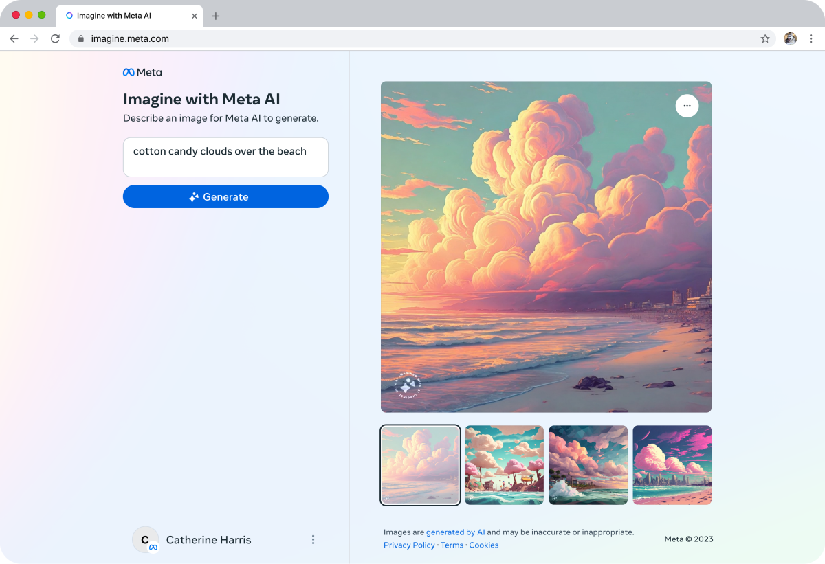 Meta ha lanzado Imagine with Meta, un generador de imágenes por IA-2 Meta ha lanzado Imagine with Meta, un generador de imágenes por IA-2