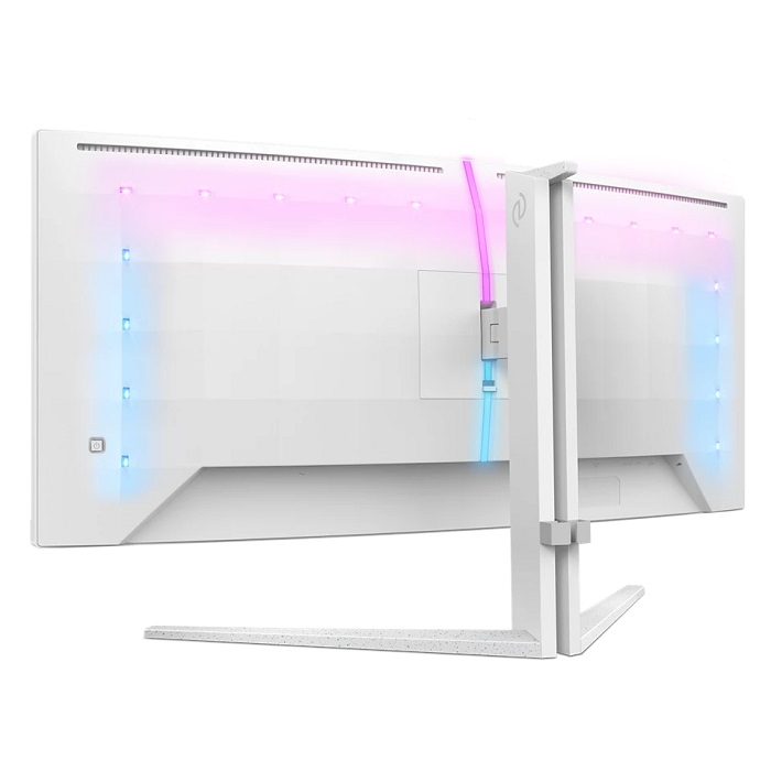 Панель управления и порты монитора Philips Evnia 34M2C5501A Панель управления и порты монитора Philips Evnia 34M2C5501A