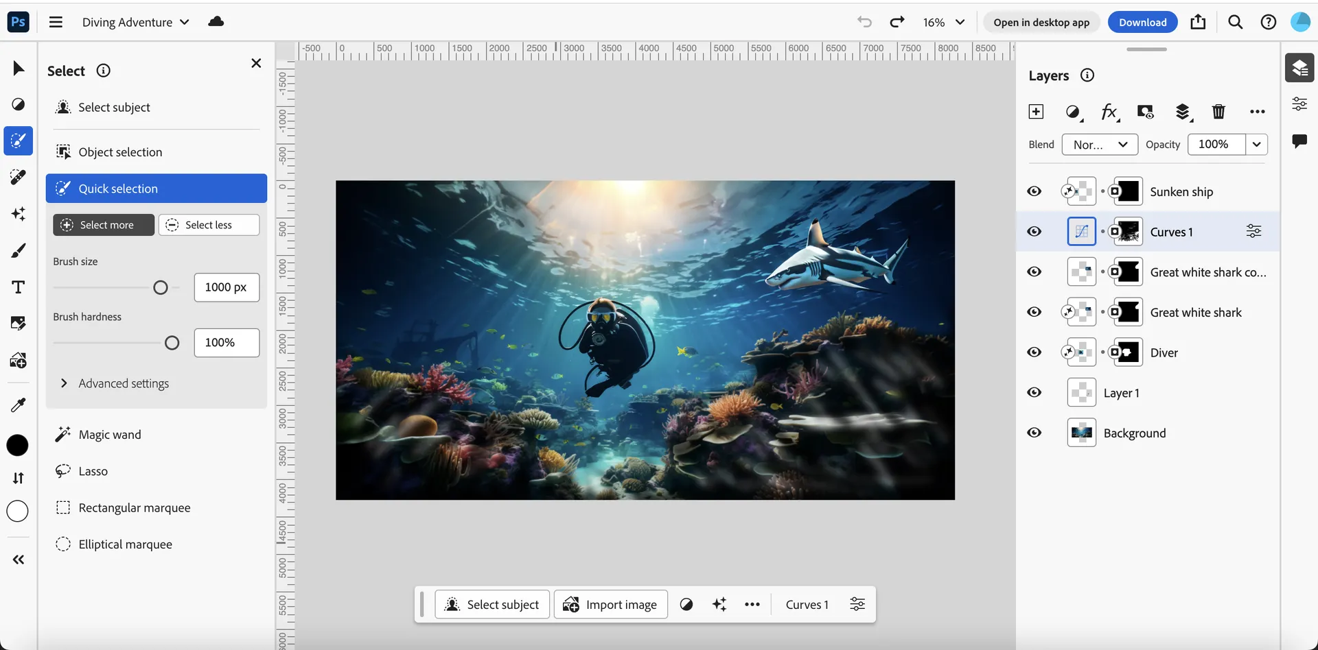 Adobe ha lanzado una versión web de Photoshop con herramientas populares basadas en IA generativa.-2 Adobe ha lanzado una versión web de Photoshop con herramientas populares basadas en IA generativa.-2
