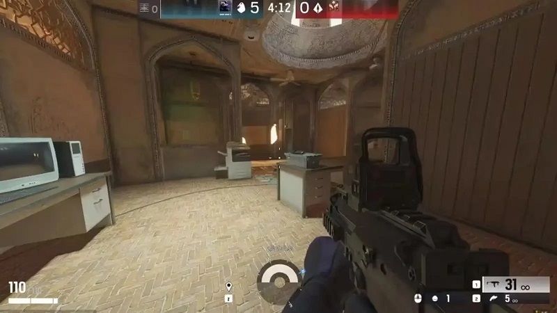Imagen 1: La interfaz rediseñada de Rainbow Six Siege