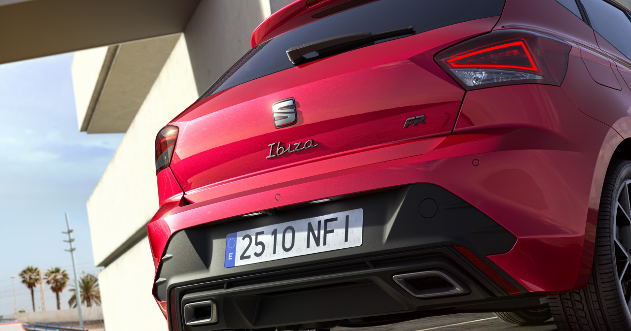 Interior moderno del Seat Ibiza