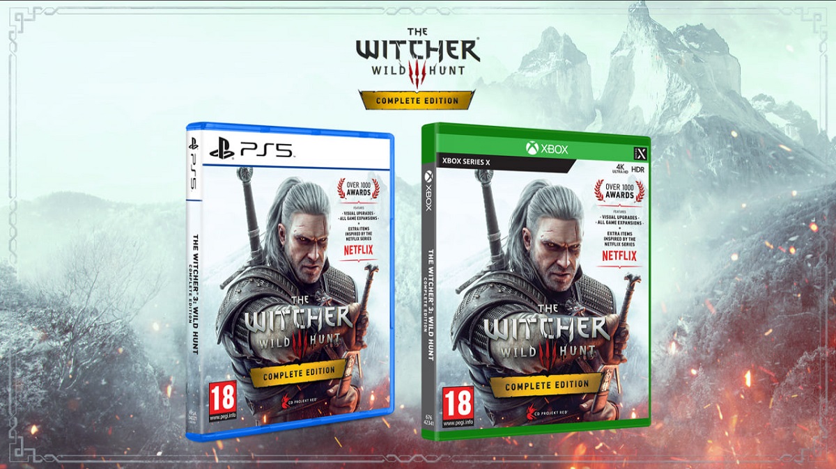 CD Projekt ha recordado el lanzamiento de las versiones en disco de The Witcher 3: Wild Hunt para PS5 y Xbox Series y ha publicado un calendario de ventas en diferentes países