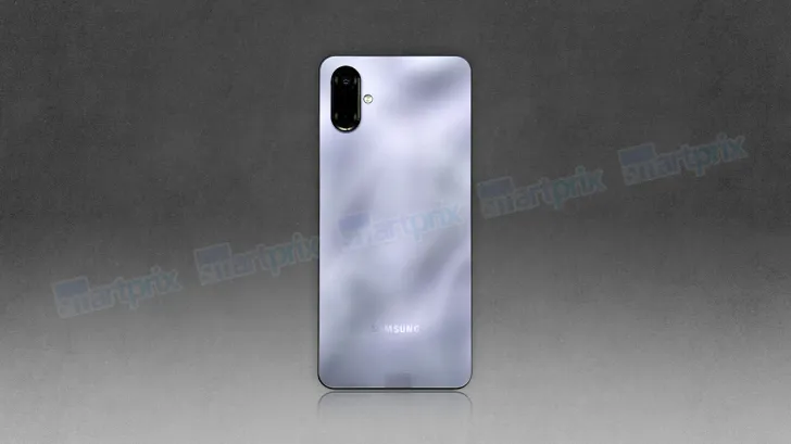Render del Samsung Galaxy F06 en color morado Render del Samsung Galaxy F06 en color morado