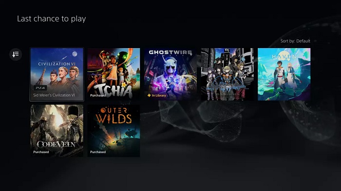 Sony eliminará siete juegos del catálogo Extra y Premium de PS Plus en marzo, entre ellos Ghostwire: Tokio y Civilization VI-2