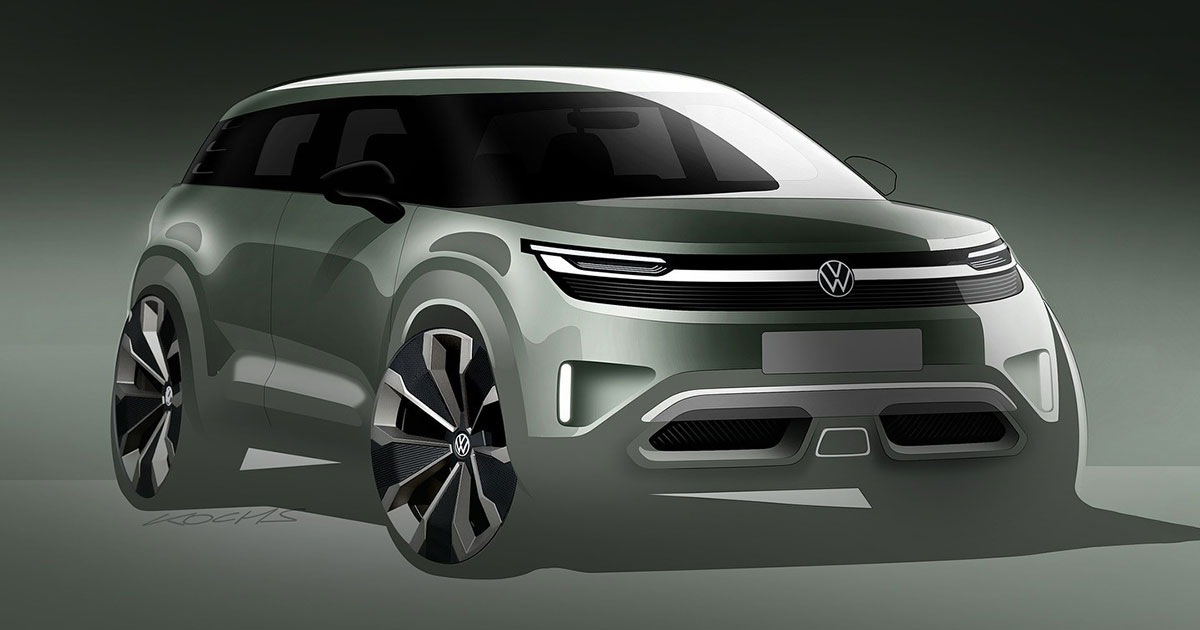 Crossover eléctrico de Volkswagen - concepto 1