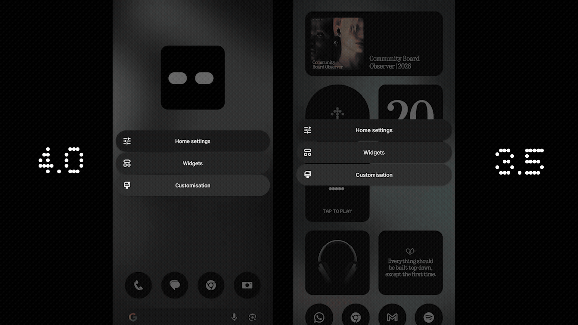 Nuevo tema oscuro en pantallas OLED
