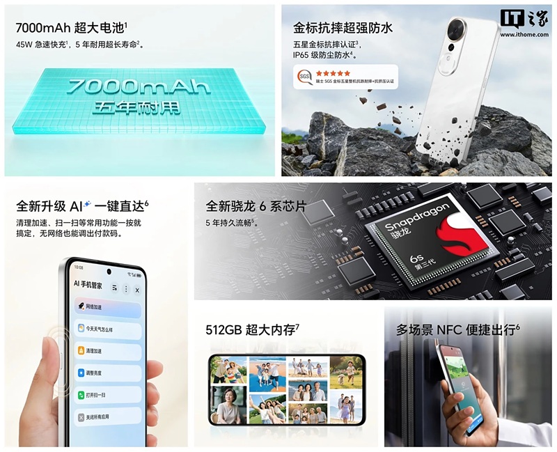 Honor Play 70m Plus smartphone with IPS display