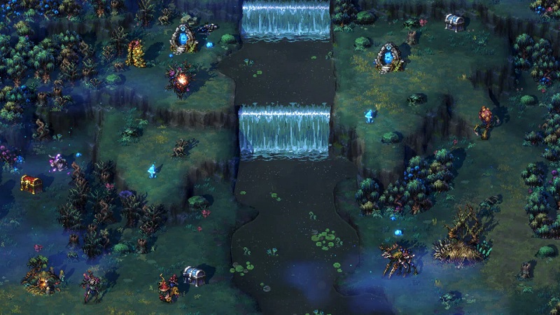 Árboles inteligentes, las unidades del juego