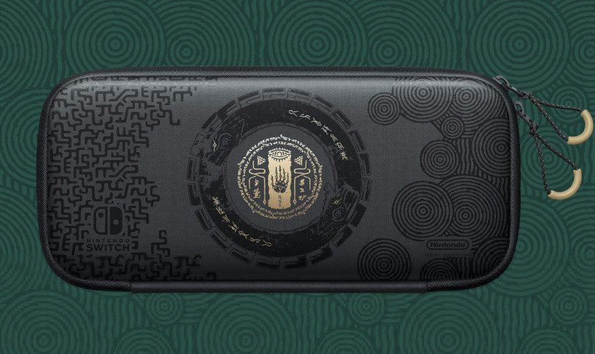 Nintendo ha presentado una edición limitada de la consola Switch OLED, que tiene el estilo de The Legend of Zelda: Tears of the Kingdom-4 Nintendo ha presentado una edición limitada de la consola Switch OLED, que tiene el estilo de The Legend of Zelda: Tears of the Kingdom-4