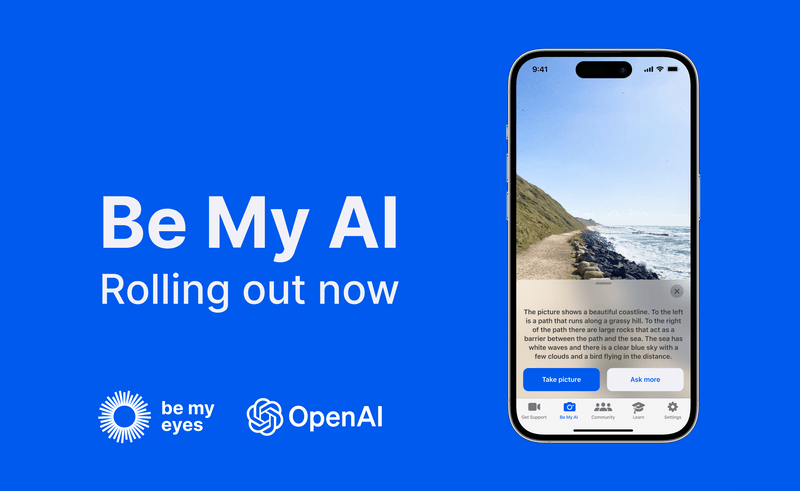 Microsoft integra la aplicación Be My Eyes AI basada en GPT-4 para ayudar a los clientes con discapacidad visual Microsoft integra la aplicación Be My Eyes AI basada en GPT-4 para ayudar a los clientes con discapacidad visual