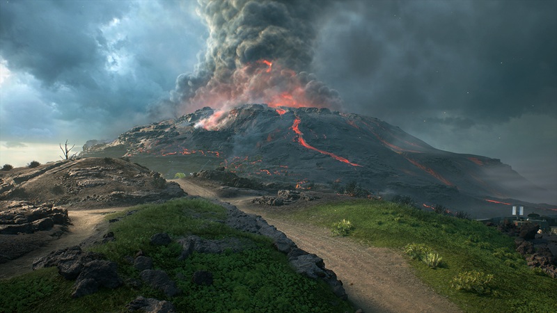 Mapa de Iwo Jima en Battlefield 2042