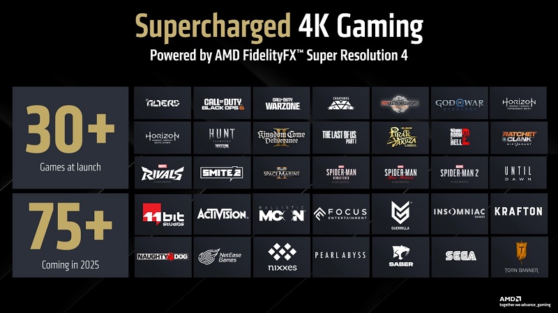Demostración de la tecnología AMD FSR 4