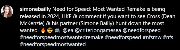 ¡¡¡De verdad!!! Ha surgido información de que un remake de Need for Speed: Most Wanted está en desarrollo y saldrá en 2024-2