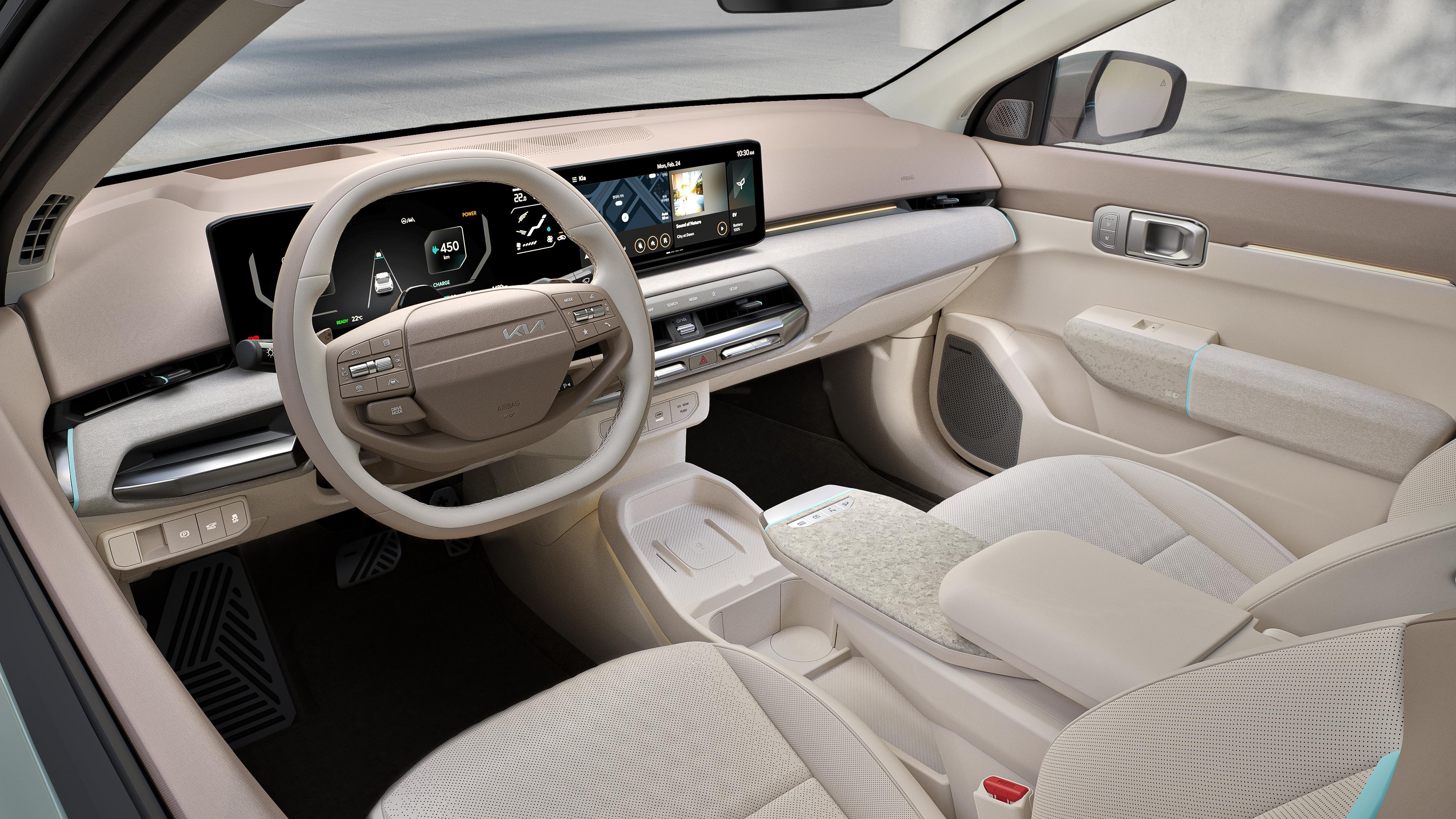 Interior del Kia EV4 - Pantallas Interior del Kia EV4 - Pantallas