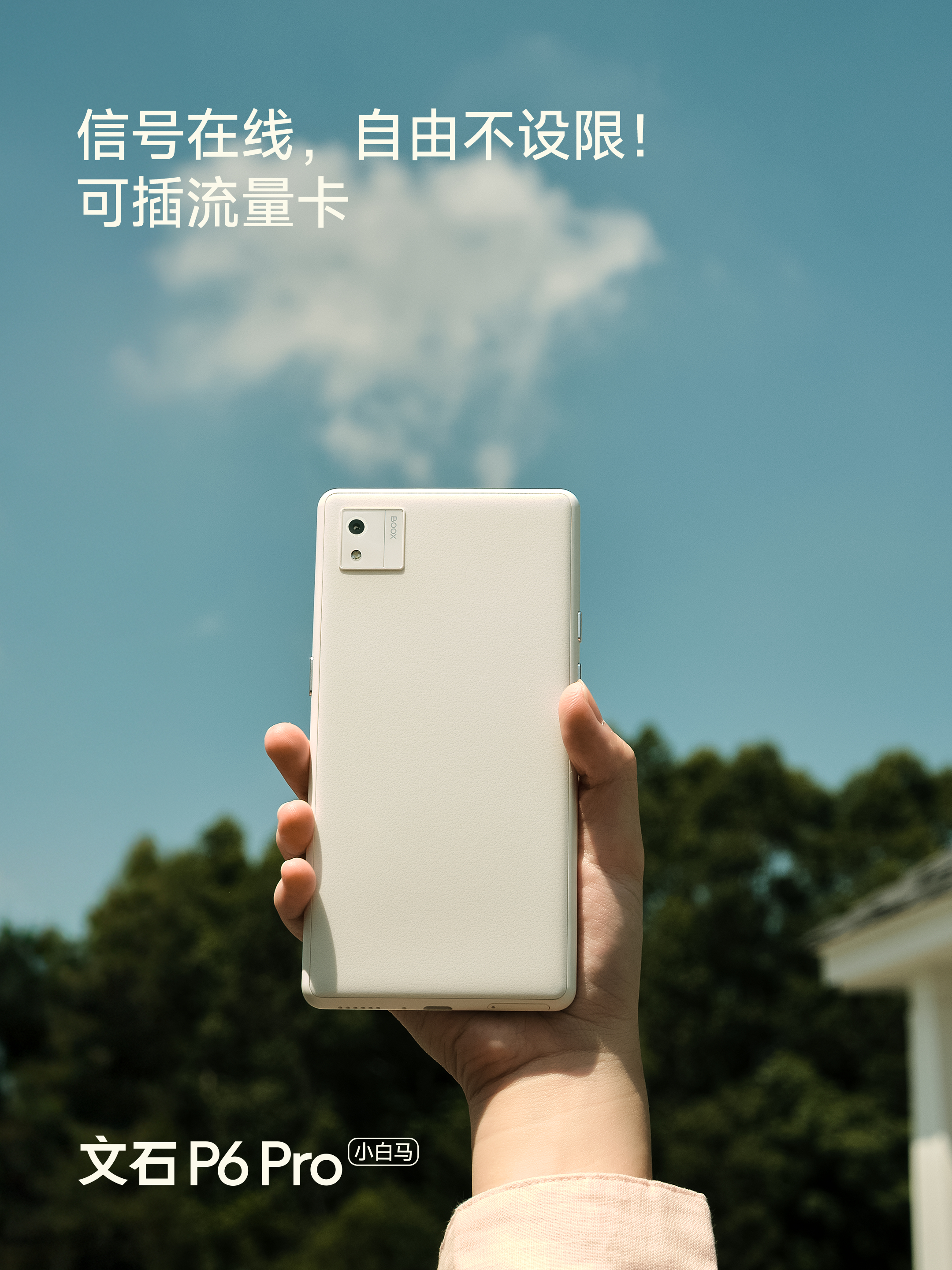 Pantalla a color de eInk del libro electrónico BOOX P6 Pro