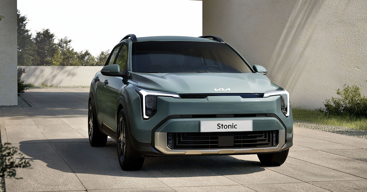 El Kia Stonic actualizado para el año modelo 2026 - vista frontal