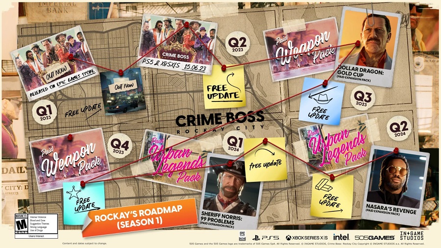 Los desarrolladores del shooter policíaco Crime Boss: Rockay City han revelado la fecha de lanzamiento de las versiones para consola y han publicado un plan de desarrollo a largo plazo para el proyecto.-2 Los desarrolladores del shooter policíaco Crime Boss: Rockay City han revelado la fecha de lanzamiento de las versiones para consola y han publicado un plan de desarrollo a largo plazo para el proyecto.-2