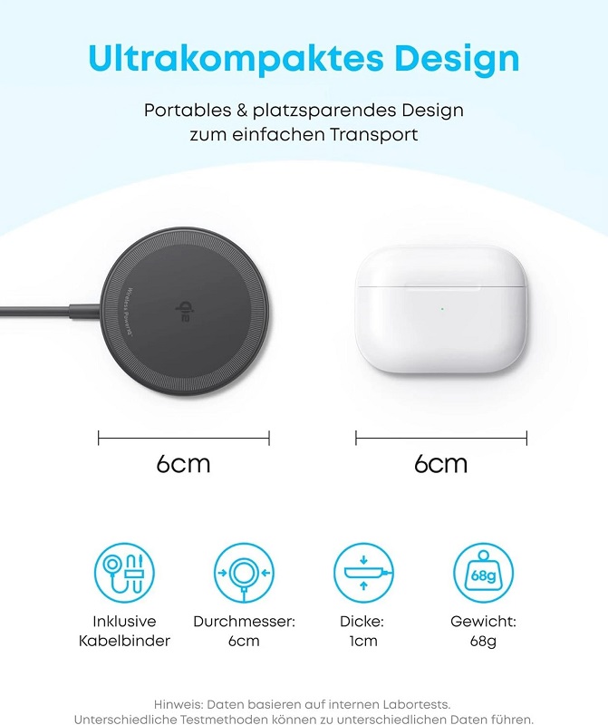 Zolo Wireless Charger en una mesa Zolo Wireless Charger en una mesa