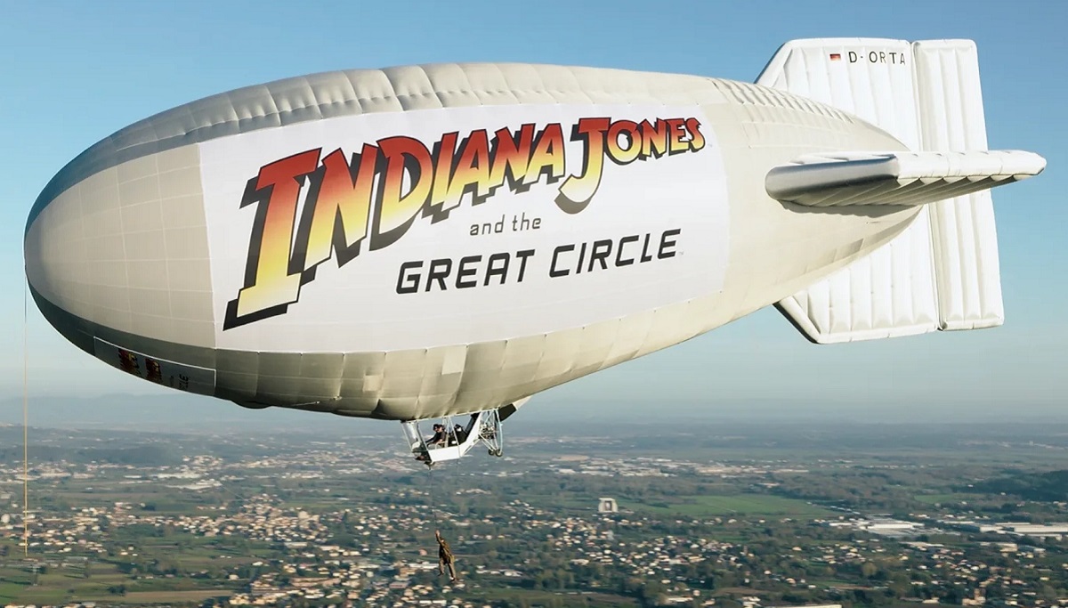 Bethesda no escatimó en dirigibles: la campaña publicitaria original de Indiana Jones y el Gran Círculo está en marcha en Europa Bethesda no escatimó en dirigibles: la campaña publicitaria original de Indiana Jones y el Gran Círculo está en marcha en Europa