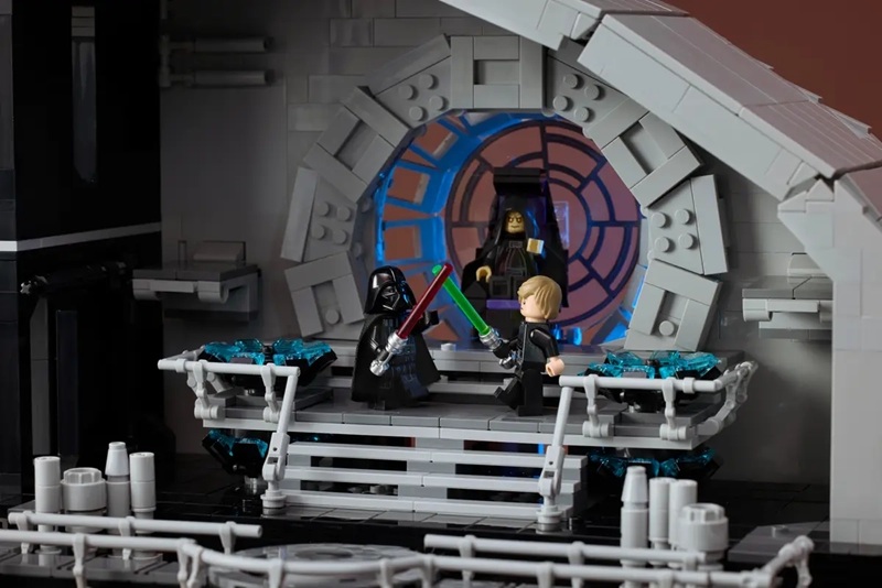 Detalles de construcción de la Estrella de la Muerte de LEGO