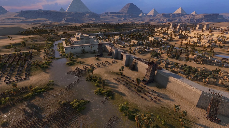 Las primeras capturas de pantalla de Total War: Pharaoh muestran la majestuosa ciudad del antiguo Egipto y el espectacular paisaje arenoso del desierto.-6 Las primeras capturas de pantalla de Total War: Pharaoh muestran la majestuosa ciudad del antiguo Egipto y el espectacular paisaje arenoso del desierto.-6