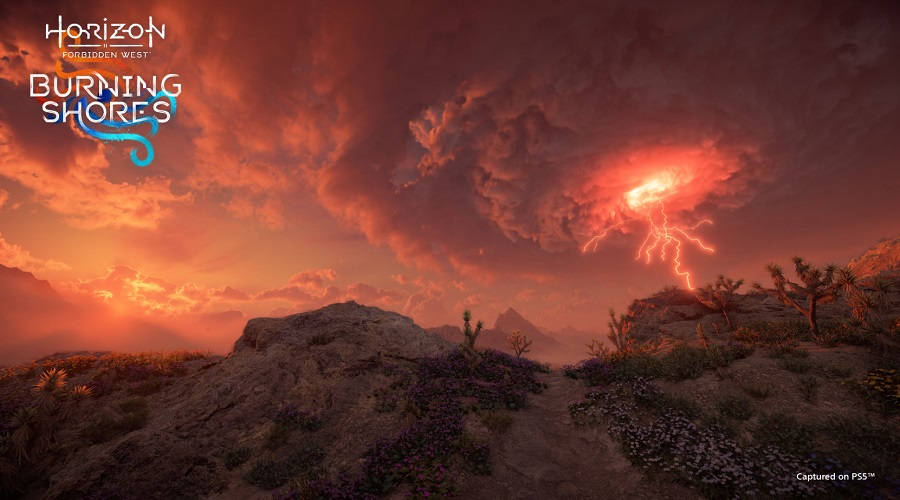 La belleza y el realismo del cielo en las nuevas capturas de pantalla del complemento Burning Shores para Horizon Forbidden West-6