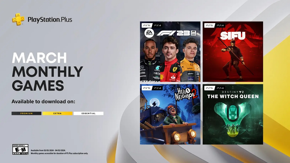 Sony ha revelado su selección de juegos de marzo para los suscriptores de PS Plus Sony ha revelado su selección de juegos de marzo para los suscriptores de PS Plus