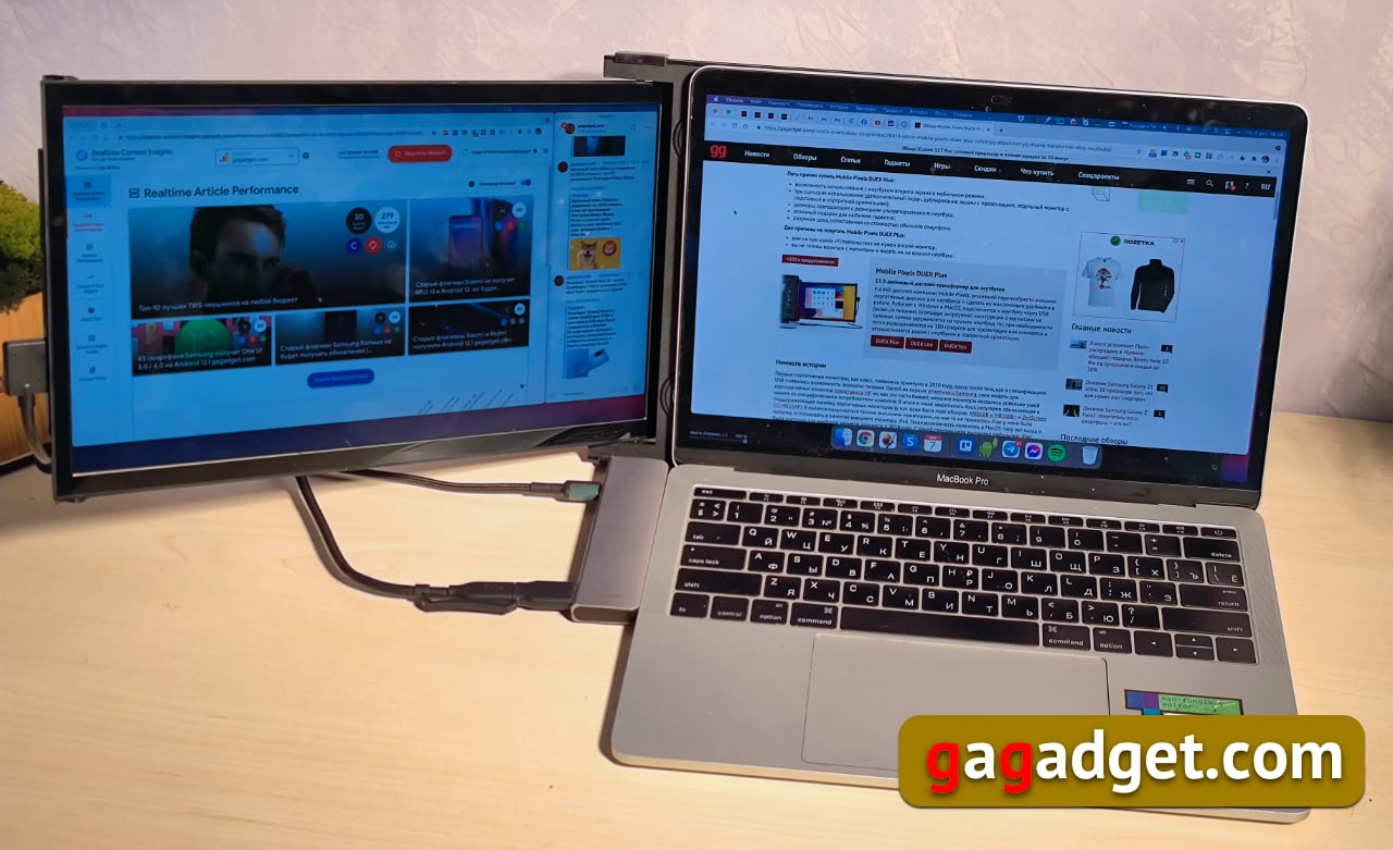 Cómo duplicar la pantalla del portátil y seguir siendo móvil: análisis del monitor transformador USB Mobile Pixels DUEX Plus Cómo duplicar la pantalla del portátil y seguir siendo móvil: análisis del monitor transformador USB Mobile Pixels DUEX Plus