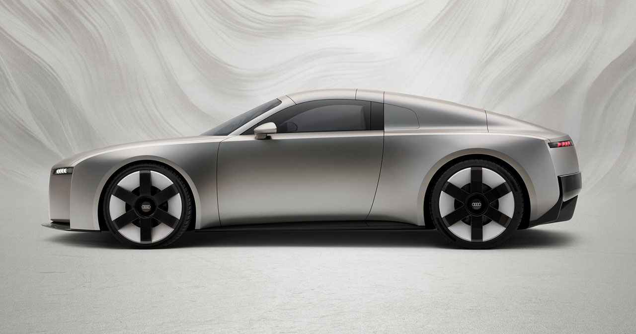 Vista lateral del Audi Concept C