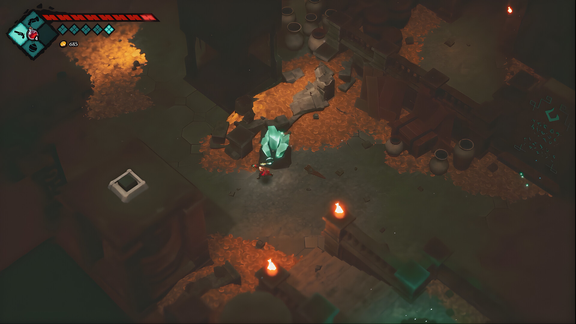 Lucha contra el enemigo en Mark of the Deep Lucha contra el enemigo en Mark of the Deep