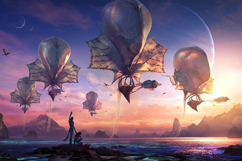 La belleza de Pandora, clanes Na'vi y dirigibles: Disney desvela cinco sorprendentes piezas de arte conceptual para Avatar Parte III-4 La belleza de Pandora, clanes Na'vi y dirigibles: Disney desvela cinco sorprendentes piezas de arte conceptual para Avatar Parte III-4