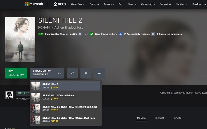 Silent Hill 2 Remake en Xbox Series