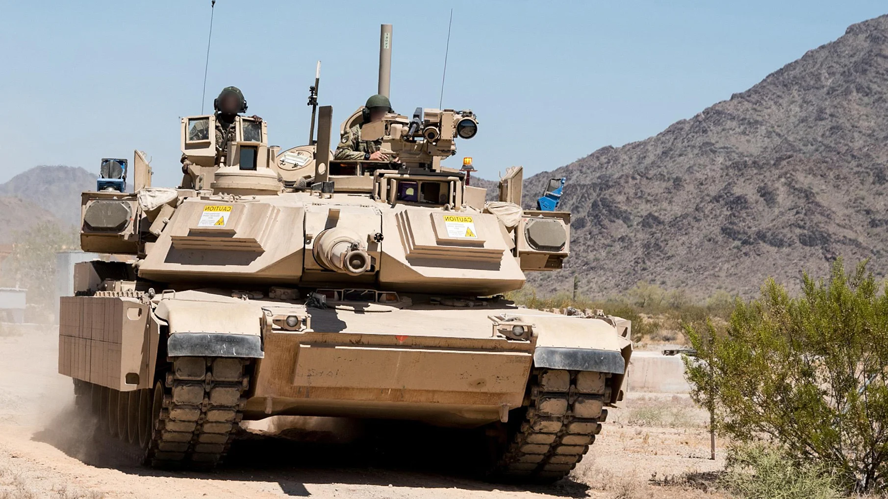 El carro de combate Abrams 1A2. Ilustración: Ejército de EE.UU.