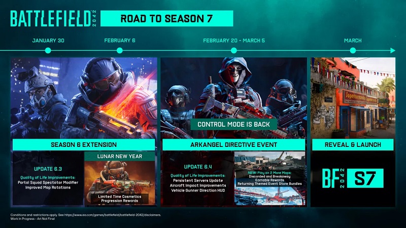 Dos actualizaciones y un evento temático: Los desarrolladores de Battlefield 2042 han revelado las novedades que esperan a los jugadores antes del inicio de la Temporada 7-2 Dos actualizaciones y un evento temático: Los desarrolladores de Battlefield 2042 han revelado las novedades que esperan a los jugadores antes del inicio de la Temporada 7-2