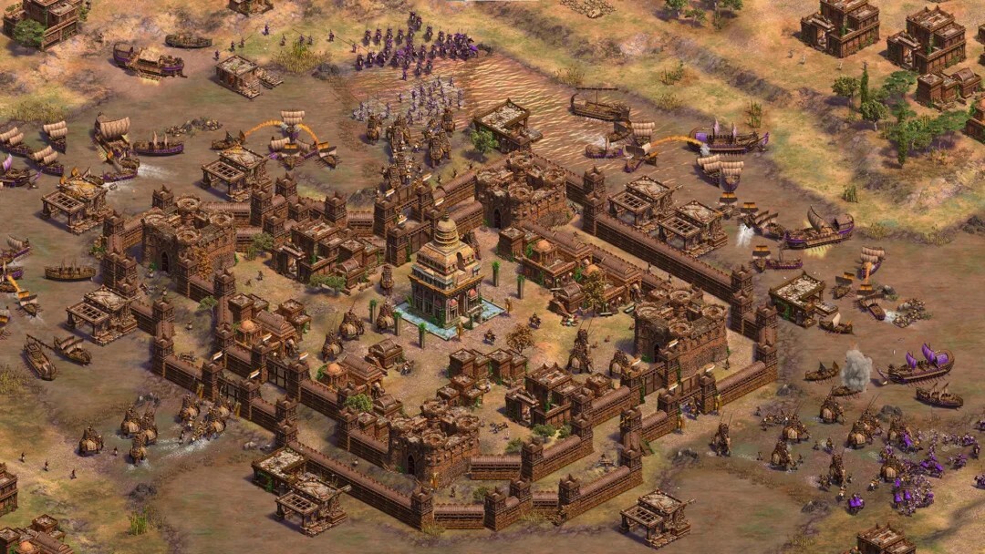 Un juego en el estilo de un mosaico histórico