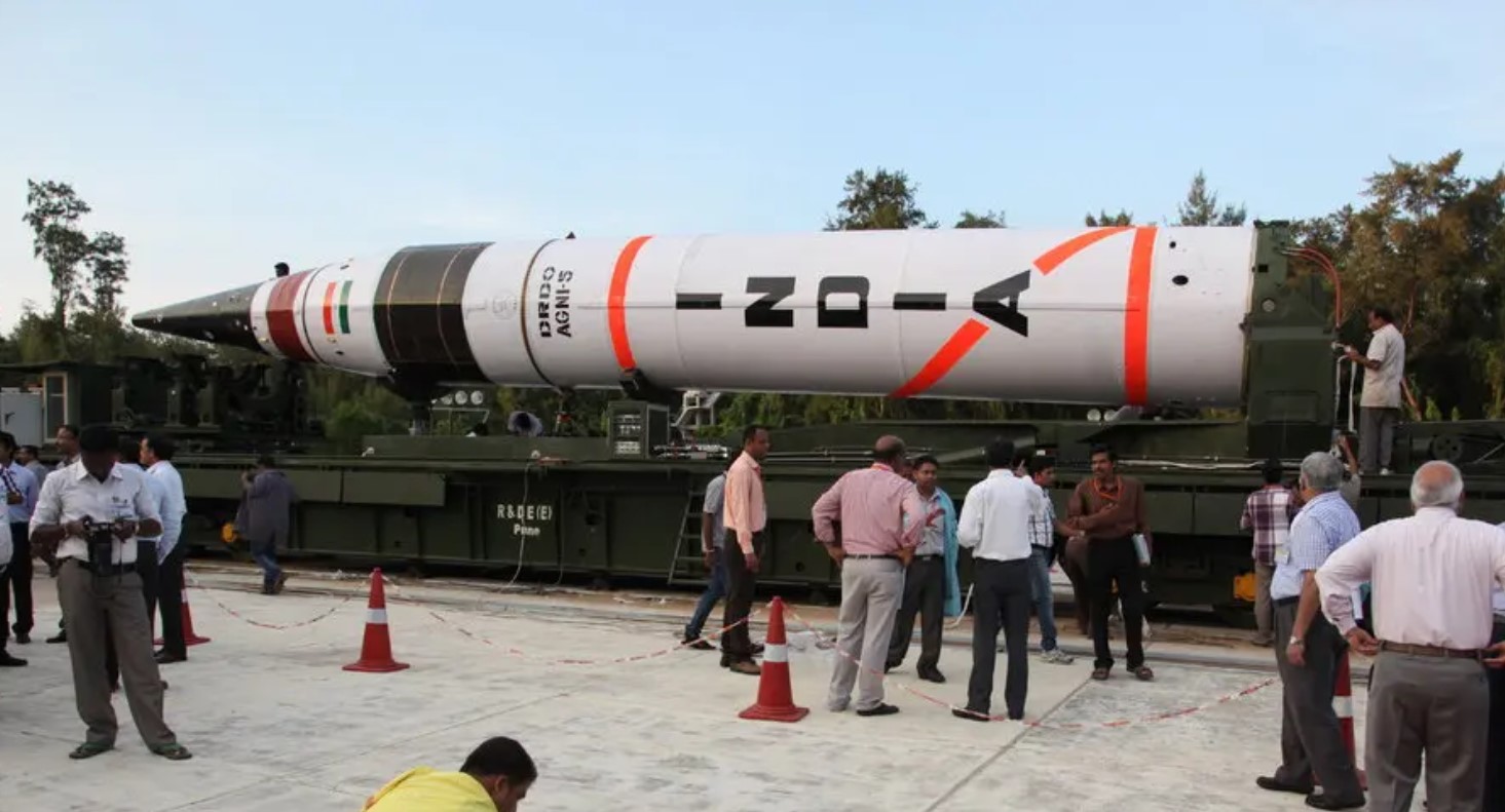 Misil balístico indio Agni-V (Agni-5)