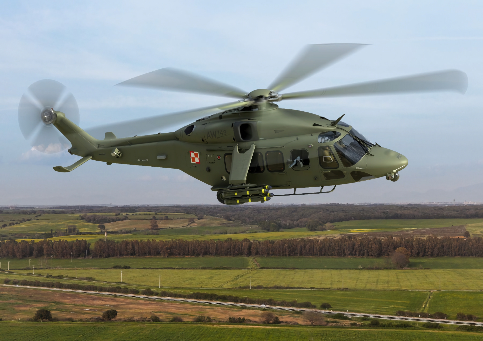 El Ejército polaco recibe el primer lote de helicópteros AgustaWestland AW149