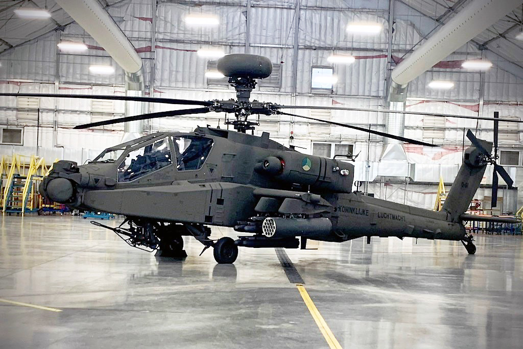 Helicóptero de ataque AH-64E Apache. Ilustración: Boeing