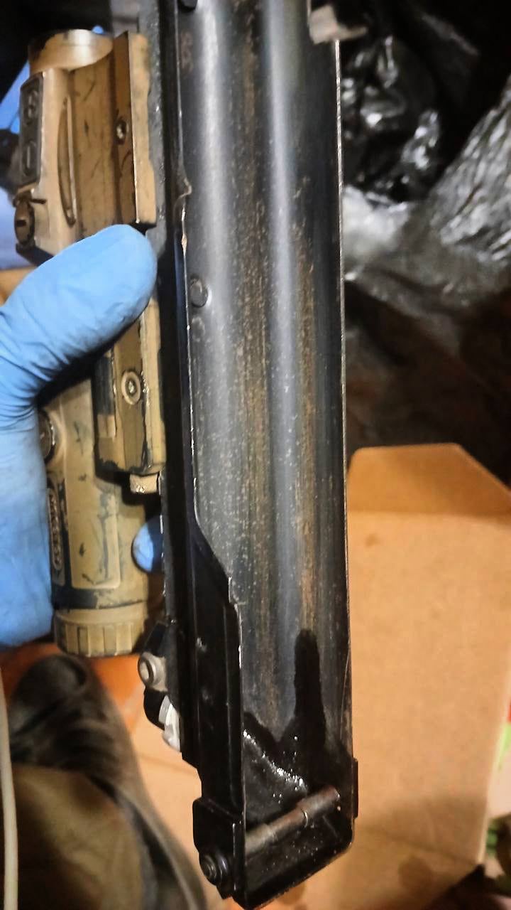 Tipo de corrosión en el rifle de asalto AK-12