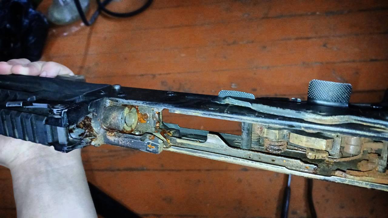 Detalles de construcción del rifle AK-12