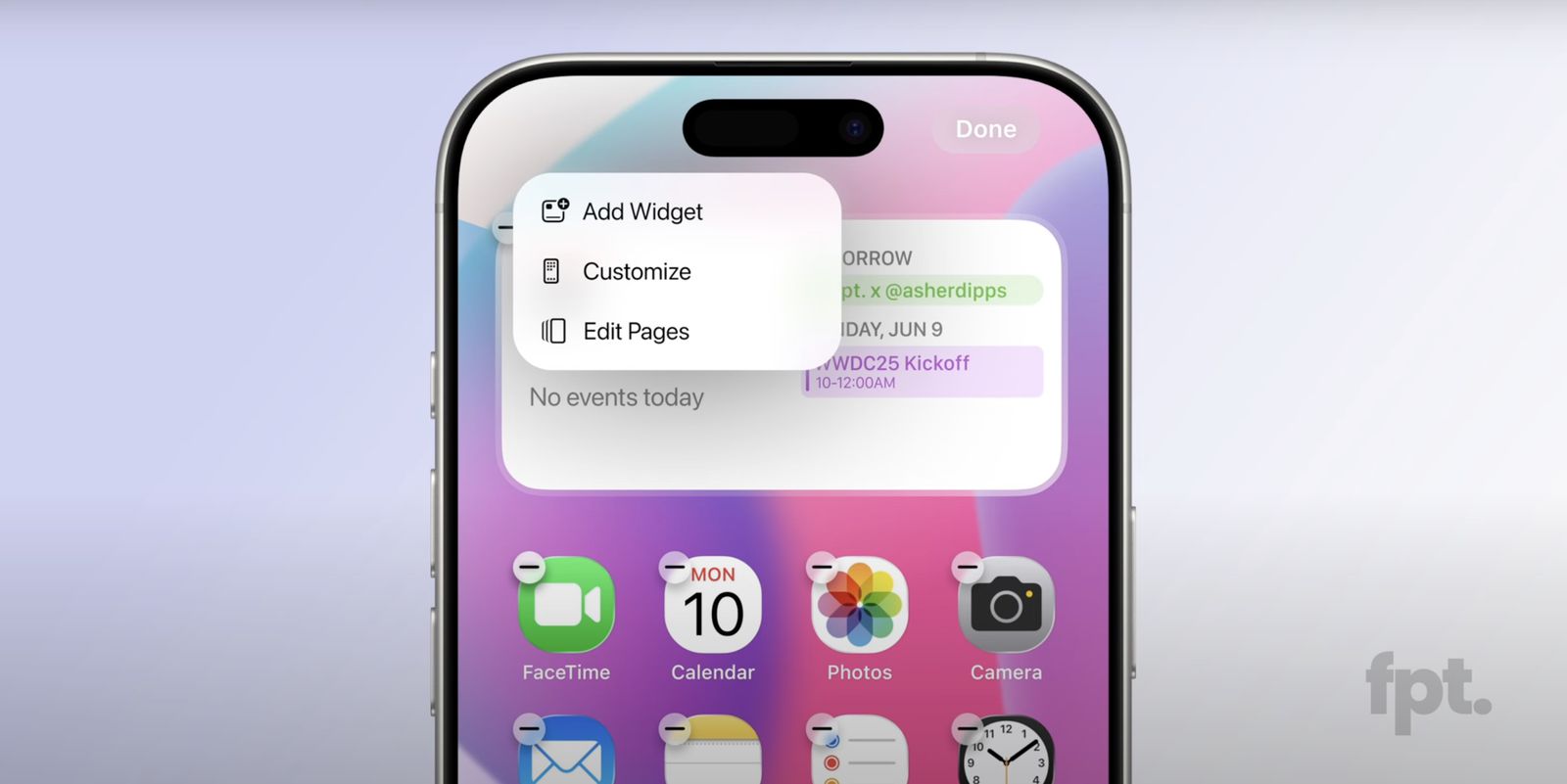 Supuesto menú de iOS 19 Supuesto menú de iOS 19