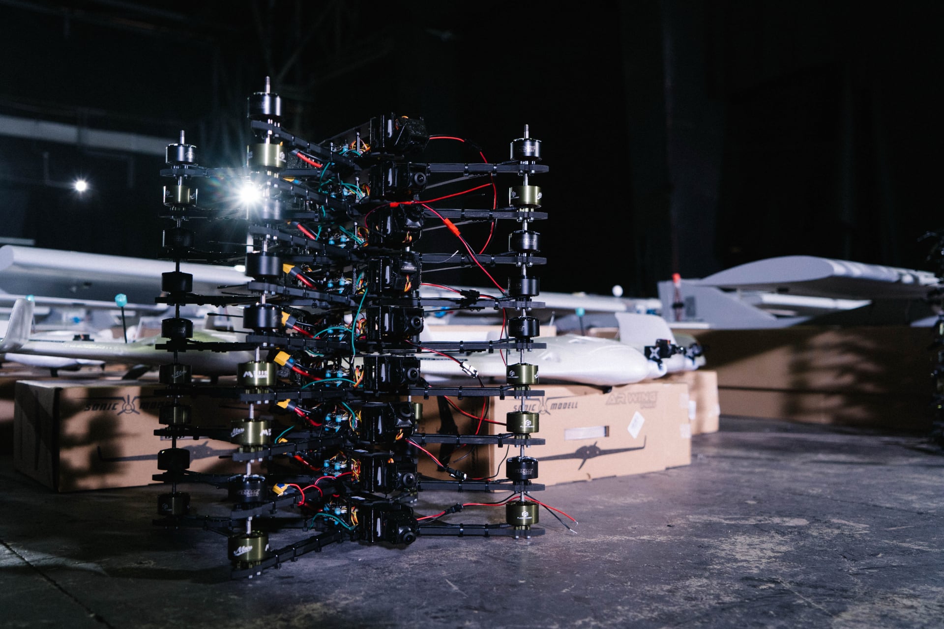 Drone de entrenamiento y combate