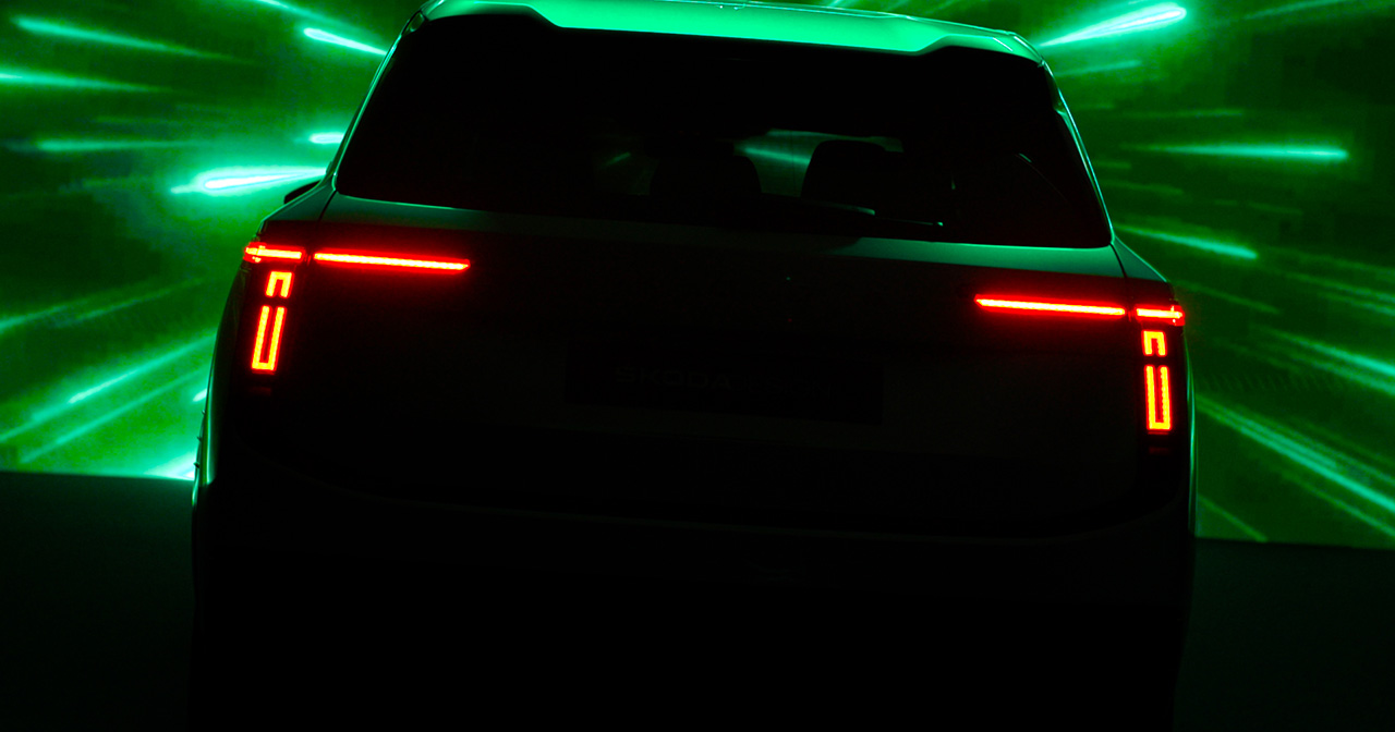 Imagen de perfil lateral del Skoda Space Imagen de perfil lateral del Skoda Space