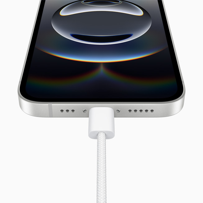 USB-C para el iPhone 16e. Ilustración: Apple USB-C para el iPhone 16e. Ilustración: Apple