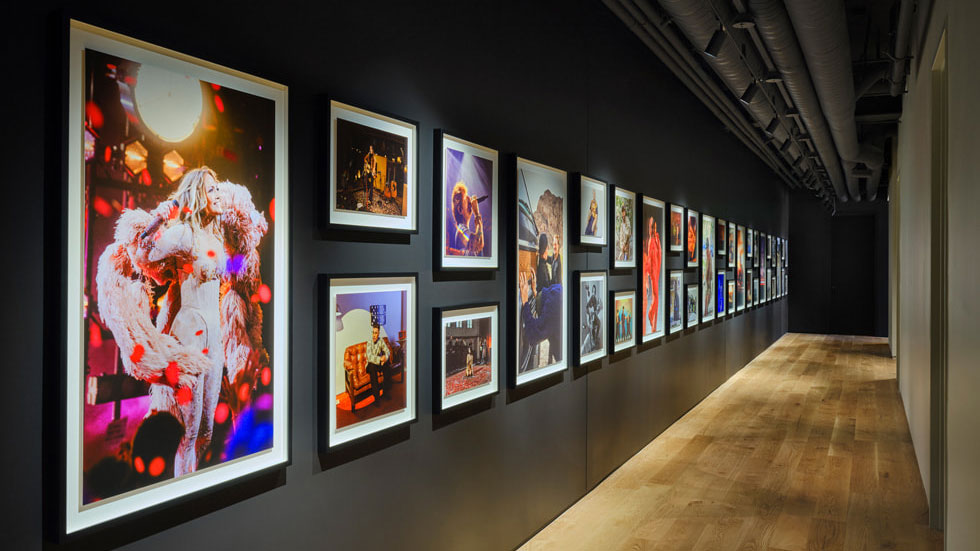 El interior del estudio de Apple Music El interior del estudio de Apple Music