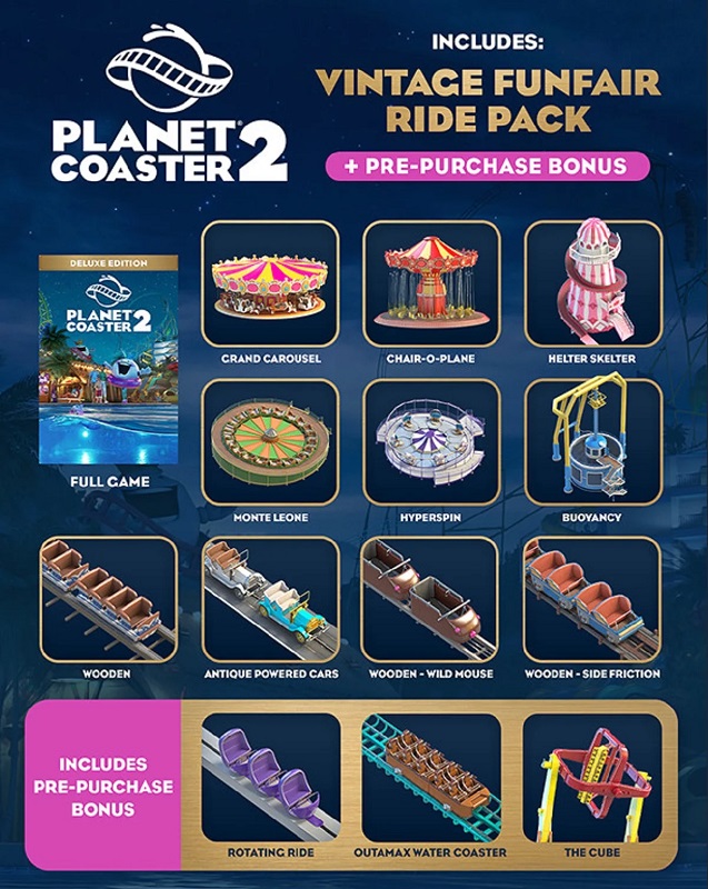 El parque de atracciones abrirá en noviembre: Se anuncia la fecha de lanzamiento de la estrategia económica Planet Coaster 2-2 El parque de atracciones abrirá en noviembre: Se anuncia la fecha de lanzamiento de la estrategia económica Planet Coaster 2-2