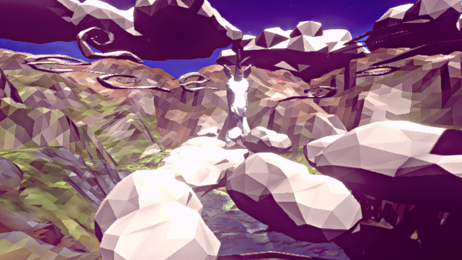 Captura de pantalla de Dreamcore Retro, demostrando las tareas de plataformas.