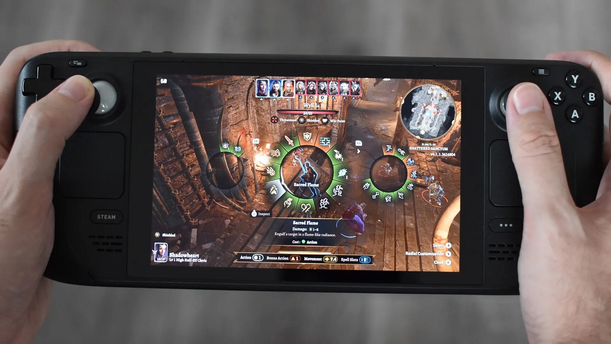 Baldur's Gate III y Cyberpunk 2077 siguen siendo los juegos más populares entre los usuarios de Steam Deck