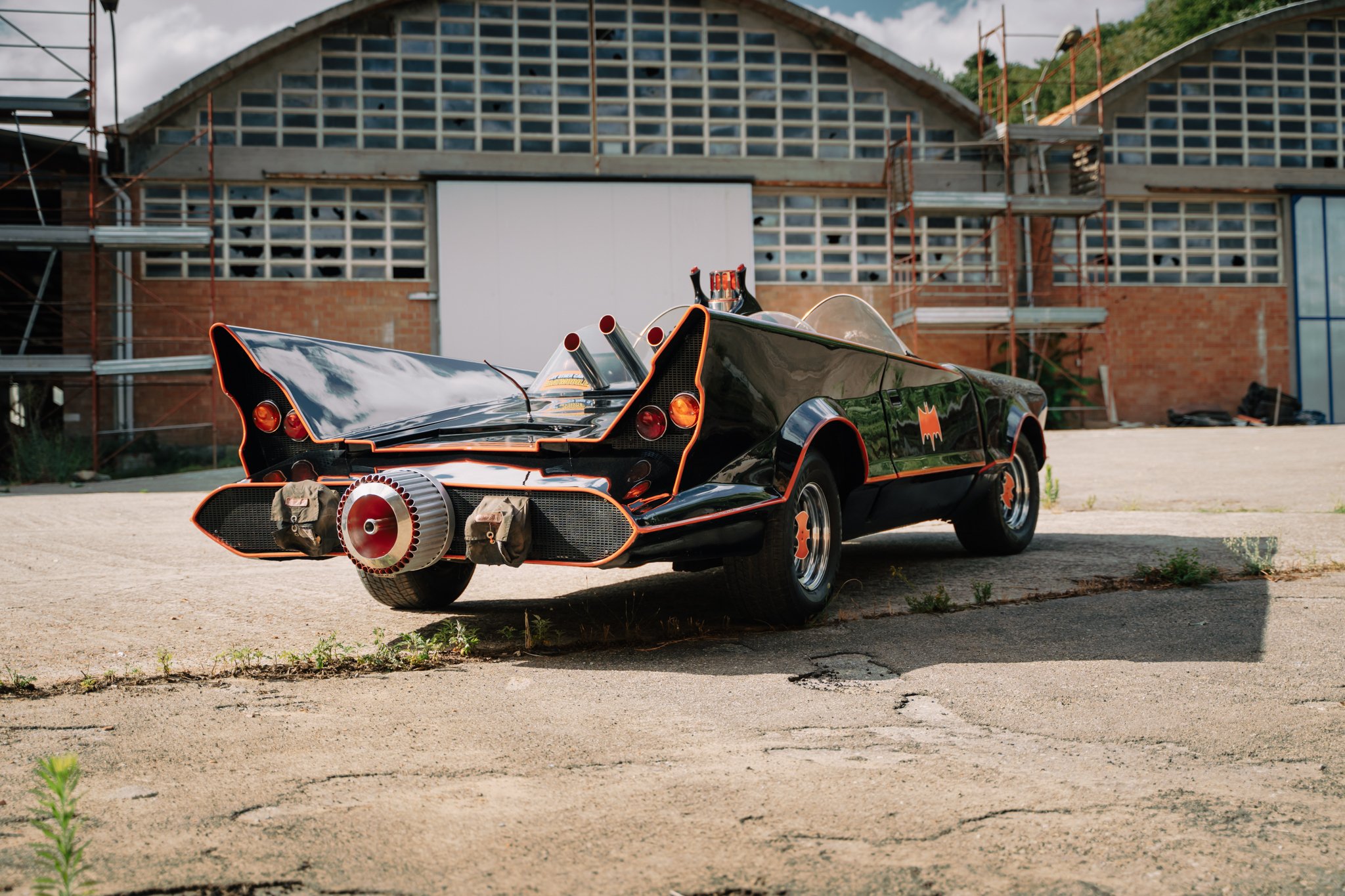 El Batmobile en exhibición